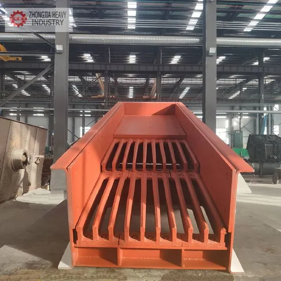 Alimentatore per barre Grizzly a carbone Alimentatore vibrante per Grizzly