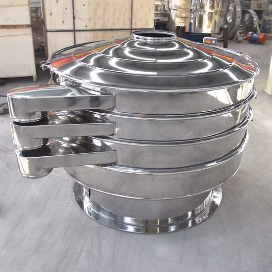 Vaglio vibrante rotativo separatore agitatore vibrante circolare setaccio per polvere di grano